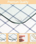 Heavy Duty Self Adhesive Clear Furniture Bumpers Keep Your Glass And Wood Tables Totally Solid While Blocking Ugly Scratches And Annoying Slips Around The House Darn Effective And Completely Invisible on a glass table.