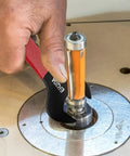 Hand using Collet Chuck Wrench For ER20A Lathe Clamping Nut 30mm Spanner Tool to fasten a machine nut