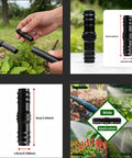 10 Pack Drip Irrigation Barbed Coupling Fittings Easy Install For Three Quarter Inch Tubing 20mm OD 0.6 Inch ID Barbed Connectors in use