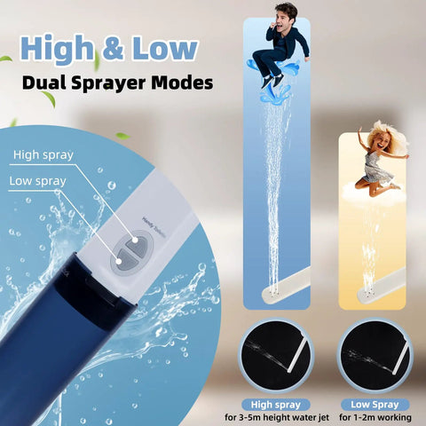 Portable Travel Bidet On The Go High Pressure Handheld Electric Sprayer USB Rechargeable Dual Spray Modes illustration