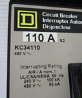 Premium Three Pole Circuit Breaker Delivers 110 Amp At 480 Volt Capacity for effective power panel safety.