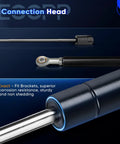 Close-up of Ford Explorer Rear Window Lift Supports Gas Struts Set Of 2 For 1991-2001 Models showing connection head details.