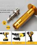Lightweight Drill Powered PVC Pipe Cutter Attachment For Quick Easy Smooth Burr Free Cuts On PVC Drain Pipes And More