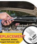 6 Pack Rear Window Defroster Replacement Tabs For Back Glass Defogger Repair Kit Universal Fit Cars Easy Install Durable