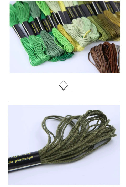 Totally Sick Rainbow Embroidery Floss Assortment Featuring Fifty Smooth Cotton Threads Perfect For Friendship Bracelets Cross Stitching DIY Beadwork And Relaxed Garage Craft Sessions