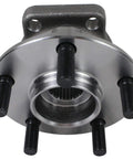 Front view of Front Wheel Hub And Bearing Assembly For 2005 To 2014 Subaru Outback And 2005 To 2014 Subaru Legacy With 5 Lug And ABS