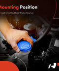 Windshield Washer Fluid Cap Wiper Reservoir Tank Cap Fits Ford Focus 2012 2018 Transit Connect 2014 2022 installation