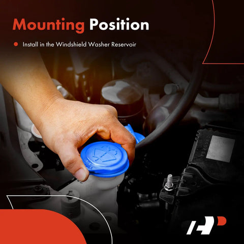 Windshield Washer Fluid Cap Wiper Reservoir Tank Cap Fits Ford Focus 2012 2018 Transit Connect 2014 2022 installation