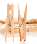Wooden clothespins using 40 Pack Stainless Steel Tiny Torsion Springs For DIY Repair Woodworking And Hair Clip Replacements