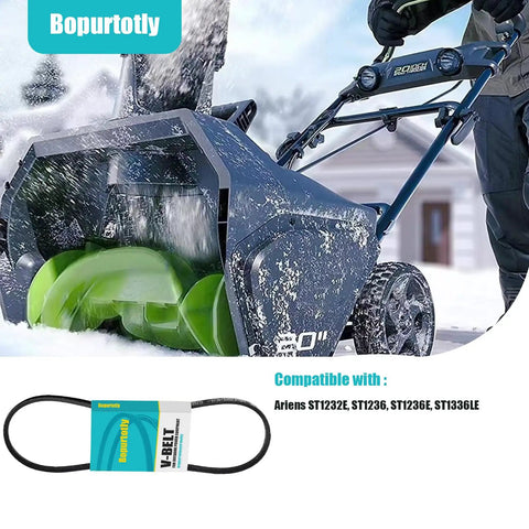 Snow Blower Auger Drive Belt Replacement 1/2 Inch By 40 Inch For ST1232E ST1236 ST1236E ST1336LE And 72086 72385 Models, Replaces 07208600 07238500