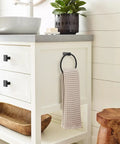 Square Matte Black Cabinet Knobs About An Inch And A Quarter Wide For Kitchen Cabinets Straight Up Sleek Hardware with a towel holder.