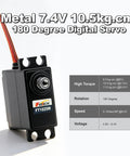 Dope Precision Digital Rc Servo Serving Ten Point Five K Of Raw Torque With Heavy Duty Steel Gears Making It A Rad Upgrade For Slick Trx4M ScX24 10th Scale Crawlers Robots Boats And Planes Any Day.