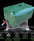 Collapsible Outdoor Water Storage Bag For Garden Farm And Livestock Use, Green PVC Water Bladder Tank with tight seal and valve