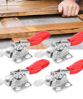 Pro Grade Quick Clench Clamp Toolkit And Thickened Tool Bag For Electricians Portable On The Go Clamp Set with four clamps visible