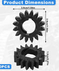 10 Pack Starter Pinion Gear Replacement 16 Tooth Gear Set For Common Gas Engines 280104 693058 693059 PA66 GF30 Material