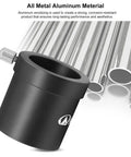 1.25 Inch to 0.965 Inch Eyepiece Adapter for 24.5mm to 31.7mm Telescopes, all-metal aluminum construction, black finish