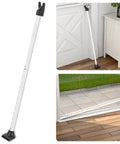 3 In 1 Door Security Bar And Barricade For Home Apartment Or Travel shown as door stopper and window barricade