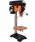 12 Inch Benchtop Drill Press With Digital Readout And Variable Speed, Pro Grade Laser Guide for precise hole drilling in metal and wood.