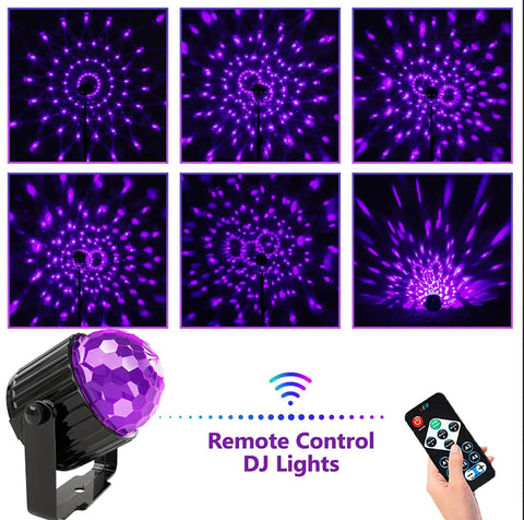 2 Pack UV Black Light Flood Lights With Plug 6W LED Neon Glow For Glow Parties And Halloween Fluorescent Posters Body Paint Aquarium