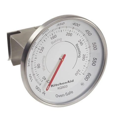 Dial Oven Thermometer With Rotating Clip And Stand For Precise 100F To 600F Temperature Readings In Your Oven