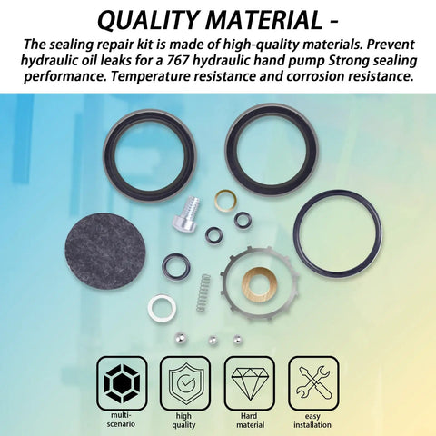 Hydraulic Repair Seal Kit For 767 BG Series Hand Pump 30242 with O Rings and Seals including 5041B 5040B 03422