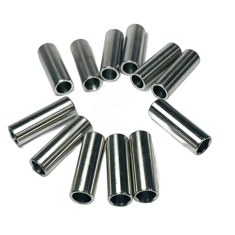 12 Pack 304 Stainless Steel Spacer Standoff Bushing Set Three Eighths Inch Inner Diameter One Half Inch Outer Diameter One And One Half Inch Length Plain Finish Round Metal Spacers For Three Eighths Inch Screws Bolts And Rods