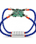 4 Arm 11.8 Inch Gooseneck Helping Hands Pro Grade With 360 Degree Rotatable Anti Slip Flat Clamps For Soldering And Electronics Repair Third Hand PCB Holder holding circuit board