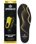 Polysorb Heavy Duty All Day Comfort And Support Shoe Insole For Women 7-8.5 And Men 6-7.5 with packaging, black and yellow design
