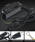 High Power Neon Sign Transformer For Glass Neon Lights 10KV 30mA Power Supply 120V AC 50 Hertz 60 Hertz Indoor Use Low EMI
