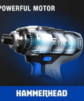 Cutaway view of 20V Cordless Impact Driver Kit With One Quarter Inch Hex Chuck, 1590 Inch Pounds Torque, LED Work Light