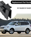 Subaru Cup Holder Insert Divider for Forester 2014 to 2022, Legacy 2010 to 2014, and Outback 2010 to 2014, OEM 92118AJ000 92118AJ001
