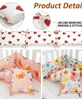 Built Tough Quilted Wall Padding Panels 4 Pack Thick Cushion Guards With Secure Tie Straps solid wall protectors with cute animal designs.