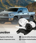 Toyota Tundra and Sequoia HVAC blend door actuator replacement for 2007-2021 air conditioning heater air mix damper servo motor