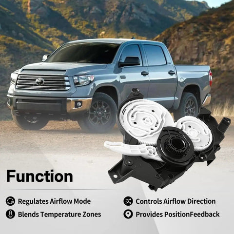 Toyota Tundra and Sequoia HVAC blend door actuator replacement for 2007-2021 air conditioning heater air mix damper servo motor