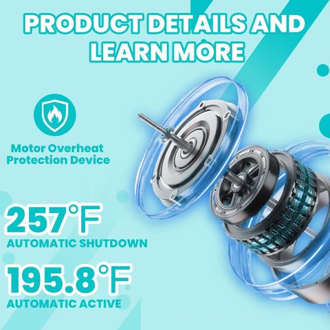Motor protection feature showing overheating safety settings for Heavy Duty Workhorse Electric Conveyor Belt With Hassle Free Adjustable Speed And Anti Static PvC Track Rolling Smooth On A Beefy Stainless Steel Base For Worry Free Daily Shipping Grind.