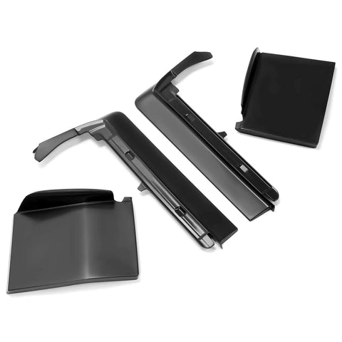 Cadillac Seville Front Bumper Filler 4 Pieces Black Plastic Fits 1980 1981 1982 1983 1984 1985 Restore Gap Repair