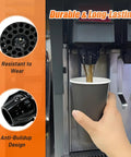 UF-1 Nozzle And Diffuser Assembly Set For Most Soda Fountain Machines, 8 Piece Replacement Kit For Smooth Dispensing, Cola Dispenser Compatible Parts, Easy Install, Plug And Play Ready, Durable High Performance; soda fountain pouring into cup