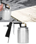 Heavy Duty Aluminum Alloy Paint Sprayer Gun For Automotive Repair And Home Decorating, compact HVLP spray gun in use.