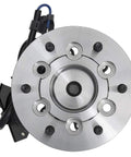 Front view of Wheel Bearing And Hub Assembly For Chevrolet Colorado And Isuzu I Series Bolt On Fits 2004 Through 2008 Colorado And 2006 Through 2008 Isuzu Models Durable OEM Grade Replacement