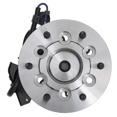 Front view of Wheel Bearing And Hub Assembly For Chevrolet Colorado And Isuzu I Series Bolt On Fits 2004 Through 2008 Colorado And 2006 Through 2008 Isuzu Models Durable OEM Grade Replacement