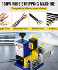 Automatic Electric Wire Stripping Machine 0.05 Inch To 0.98 Inch Portable Aluminum Alloy Wire Stripper Tool For Scrap Copper Recycling