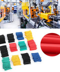 Hot Stuff 530 Piece Heat Shrink Tube Kit Perfect For Insulating Wires, Cable Repair, And Wild DIY Projects With Durable Retracting Sleeves That Are Totally Rad To Use. assorted heat shrink tubes in multiple colors for wire insulation and cable repair