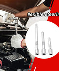 Offset Swivel Ratchet Extension Bar Set With Chromium Vanadium Steel Construction for Easy Car Repairs and Home Garage Maintenance