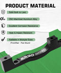 Post Mount Disc Brake Caliper Adapter 160mm To 203mm For Front And Rear MTB Rigs, CNC Machined Aluminum Alloy Rotor Adapter With Bolts For Front And Rear 203A, Easy Install, Precise Alignment, Durable Build, labeled product materials