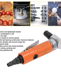 Pro Grade Air Die Grinder With Hella Comfy Ergonomic Handle And Precision Ball Bearing Design For Silky Smooth Grinding Tasks Featuring Lightweight Aluminum Body and Vibration Control.