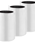 Three Pack Replacement Filters For Blue Pure 411 Series Air Purifiers With True HEPA And Carbon Filtration Ninety Nine Point Nine Seven Percent Zero Point Three Micron Filtration Includes 3 In 1 Filters For Blueair 411 411 Plus 411 Auto And Mini