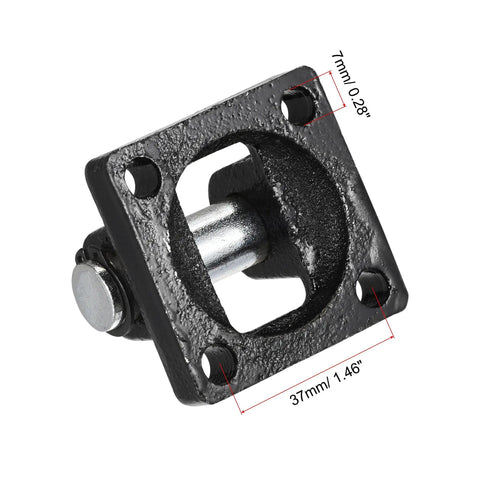 Air Cylinder Clevis Mounting Bracket With Four Bolt Holes And 14mm Pin For Pneumatic Systems Compact 50x50x32mm Mounting Base For SC cylinders