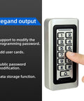 Built Tough RFID Access Control Keypad With Wiegand 26Bit, standalone door entry pad featuring a zinc alloy construction and backlit keys.