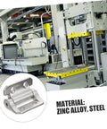 Industrial machinery for manufacturing quiet close cabinet hinge with zinc alloy and steel