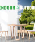 Pro Grade Acrylic Lacquer Spray Paint Gloss Clear Slick Smooth Finish Heavy Duty Coating For Wood Metal And Masonry Fast Dry Quick Cure Formula Locks In Durable Protection Eleven Oz Aerosol Can Covers Seven Sq Ft Indoor Outdoor image with modern table and chairs for indoor and outdoor use.
